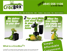 Tablet Screenshot of croc-box.co.uk